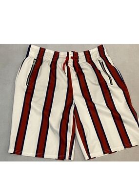 Rolling Paper Collectables Striped Shorts Red White Blue Size 2x NWT